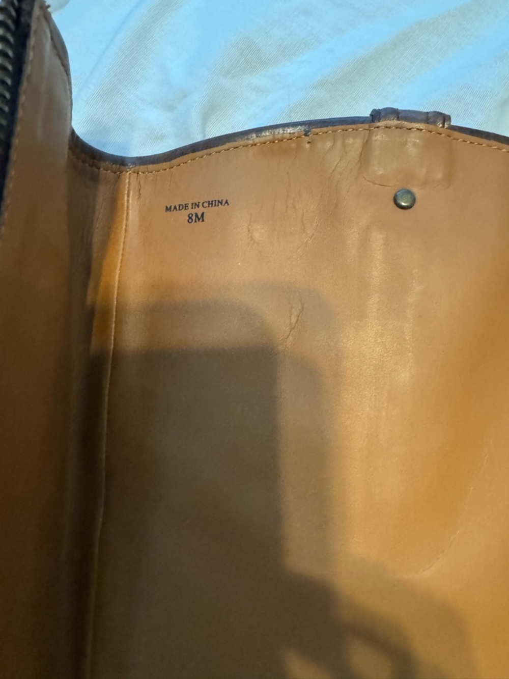 Brown Leather Tall Half Chaps 8M - Picture 2 of 8